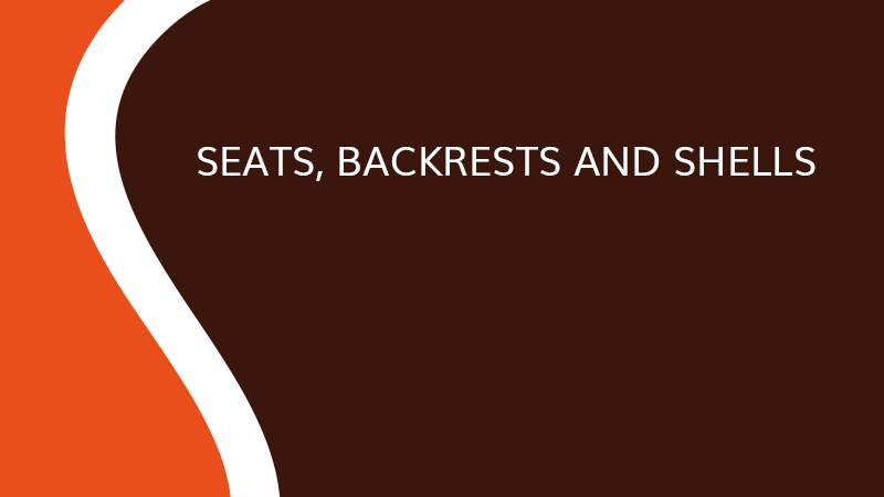 Seats, backrests and shells - Institutions - Saônoise de Tiroirs et Contreplaqué