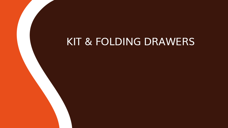 Kit & Folding drawers - Interior fittins - Saônoise